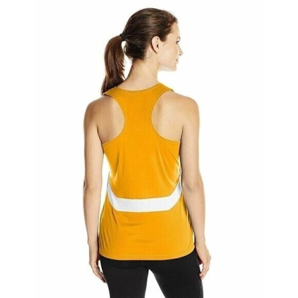 ASICS Women's Break Through Singlet Gold White Size S - Picture 8 of 11